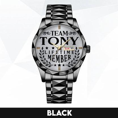 TONY 13K1-437 Luxury Alloy-Men Watch, Personalized Premium Gift for Anniversary