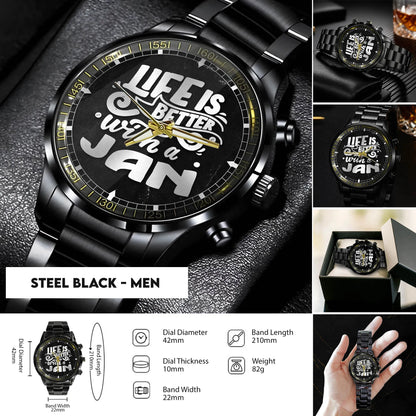 Steel Black - Men