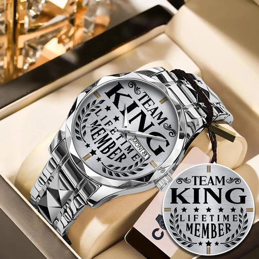 KING 13K1-437 Luxury Alloy-Men Watch, Personalized Premium Gift for Anniversary