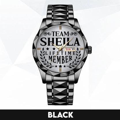 SHEILA 13K1-437 Luxury Alloy-Men Watch, Personalized Premium Gift for Anniversary