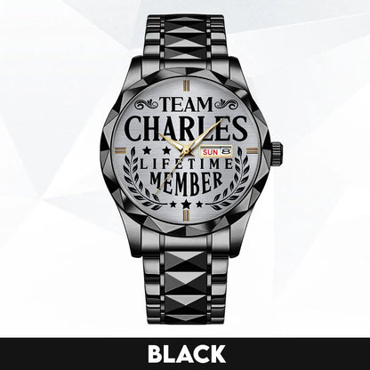CHARLES 13K1-437 Luxury Alloy-Men Watch, Personalized Premium Gift for Anniversary