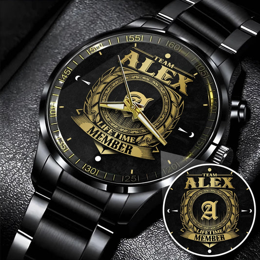 ALEX 13K1-444 Personalized Watch, Premium Gift for Anniversary