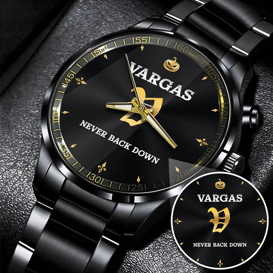 Never Back Down Halloween Pumpkin Watch VARGAS M1-W20