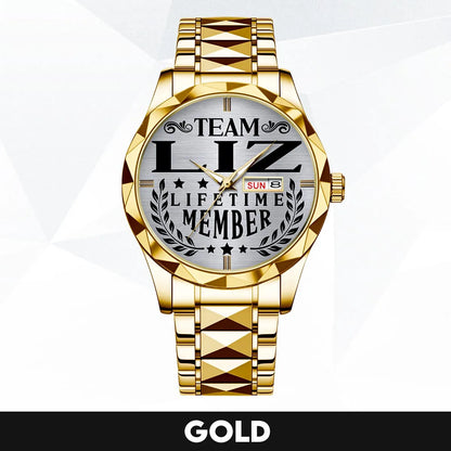 LIZ 13K1-437 Luxury Alloy-Men Watch, Personalized Premium Gift for Anniversary