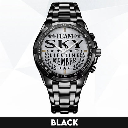 SKY 13K1-437 Alloy-Quatz-Men Watch, Personalized Premium Gift for Anniversary