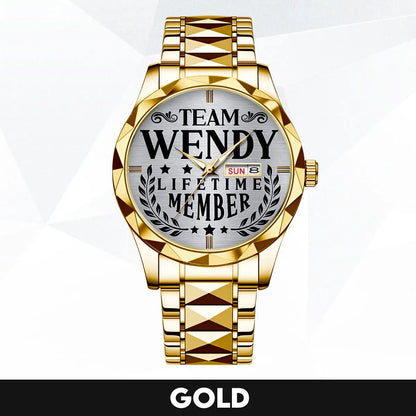 WENDY 13K1-437 Luxury Alloy-Men Watch, Personalized Premium Gift for Anniversary