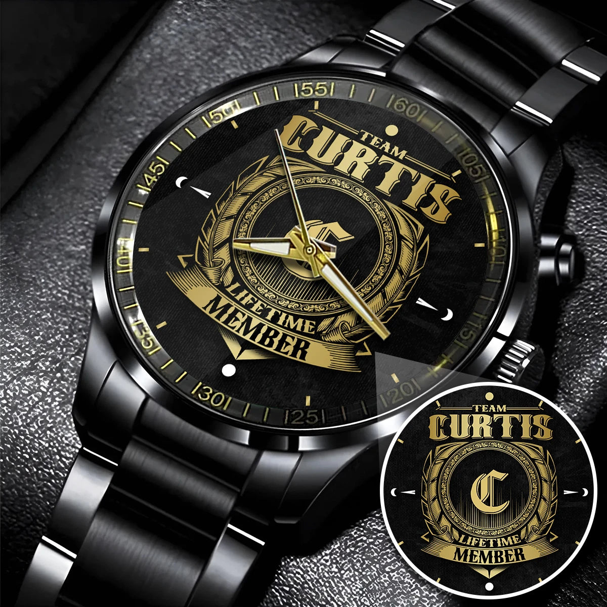 CURTIS 13K1-444 Personalized Watch, Premium Gift for Anniversary