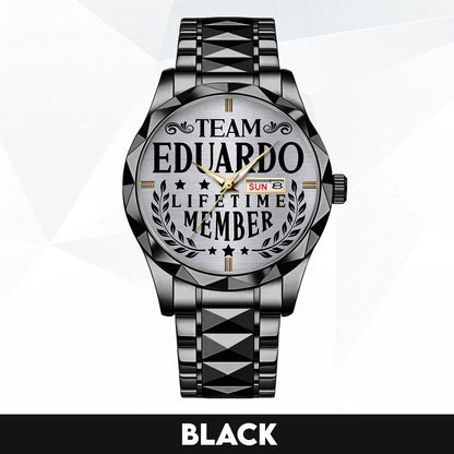 EDUARDO 13K1-437 Luxury Alloy-Men Watch, Personalized Premium Gift for Anniversary