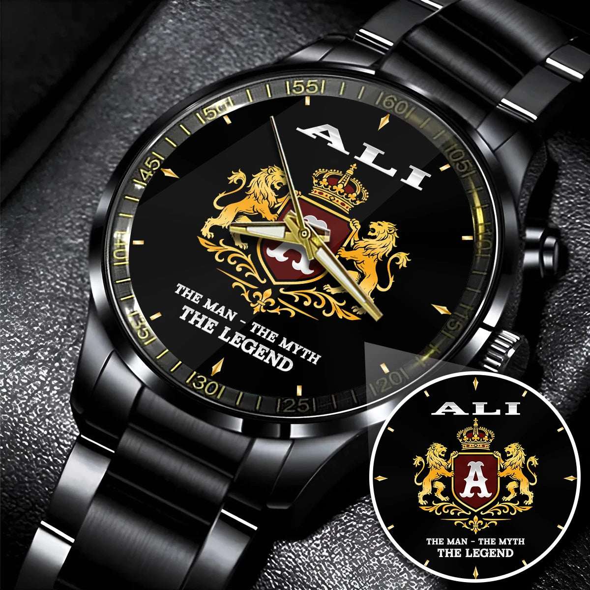 The Man The Myth Legend Royal Luxury Watch ALI M1-W21