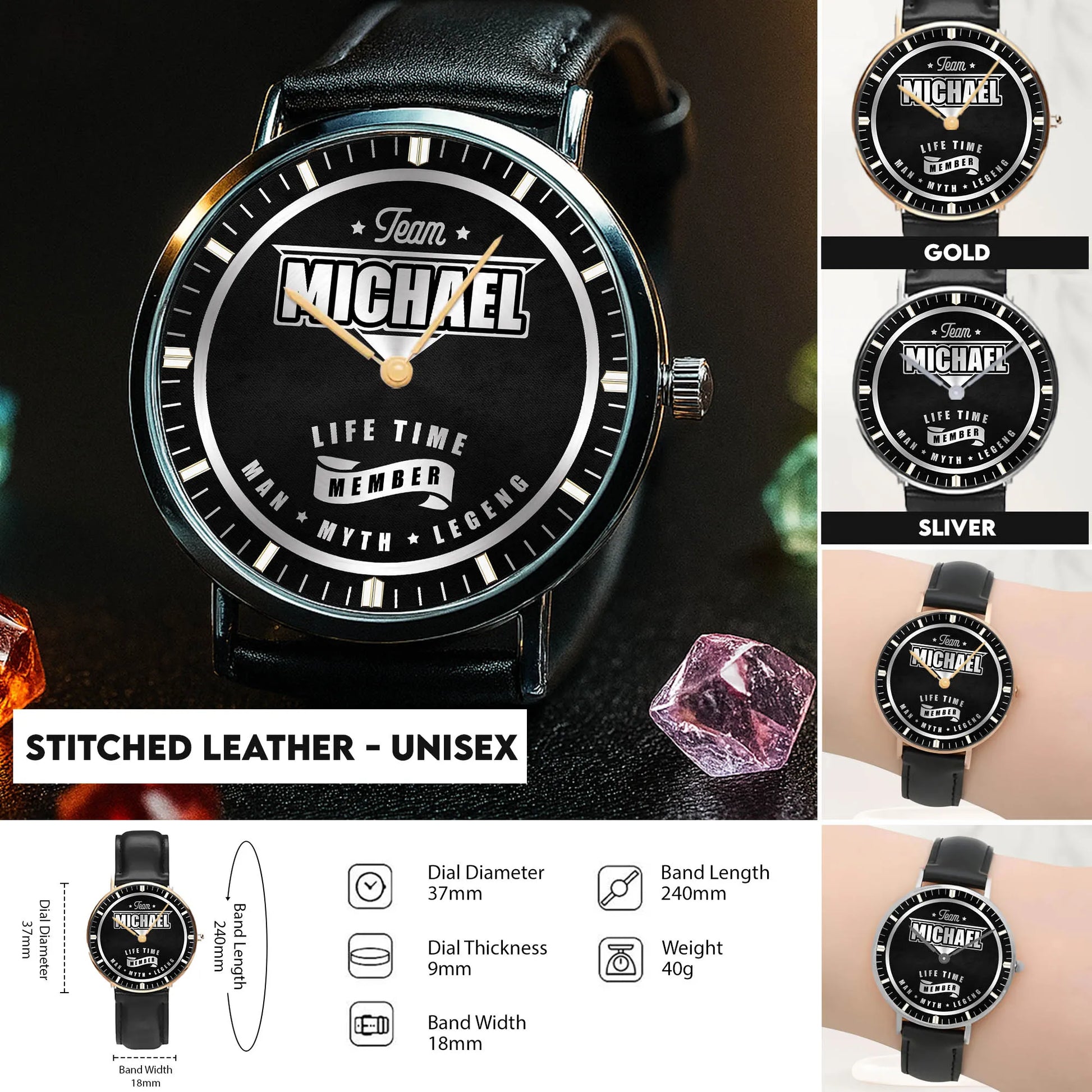 Stitched Leather - Unisex