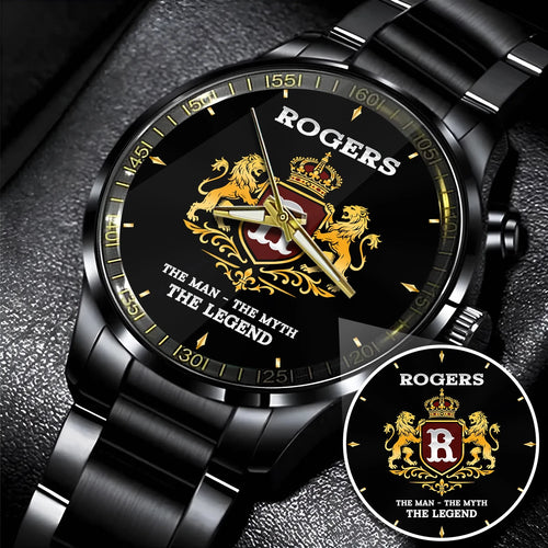 The Man The Myth Legend Royal Luxury Watch ROGERS M1-W21