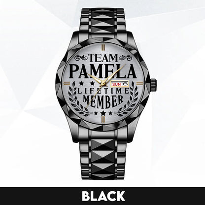 PAMELA 13K1-437 Luxury Alloy-Men Watch, Personalized Premium Gift for Anniversary