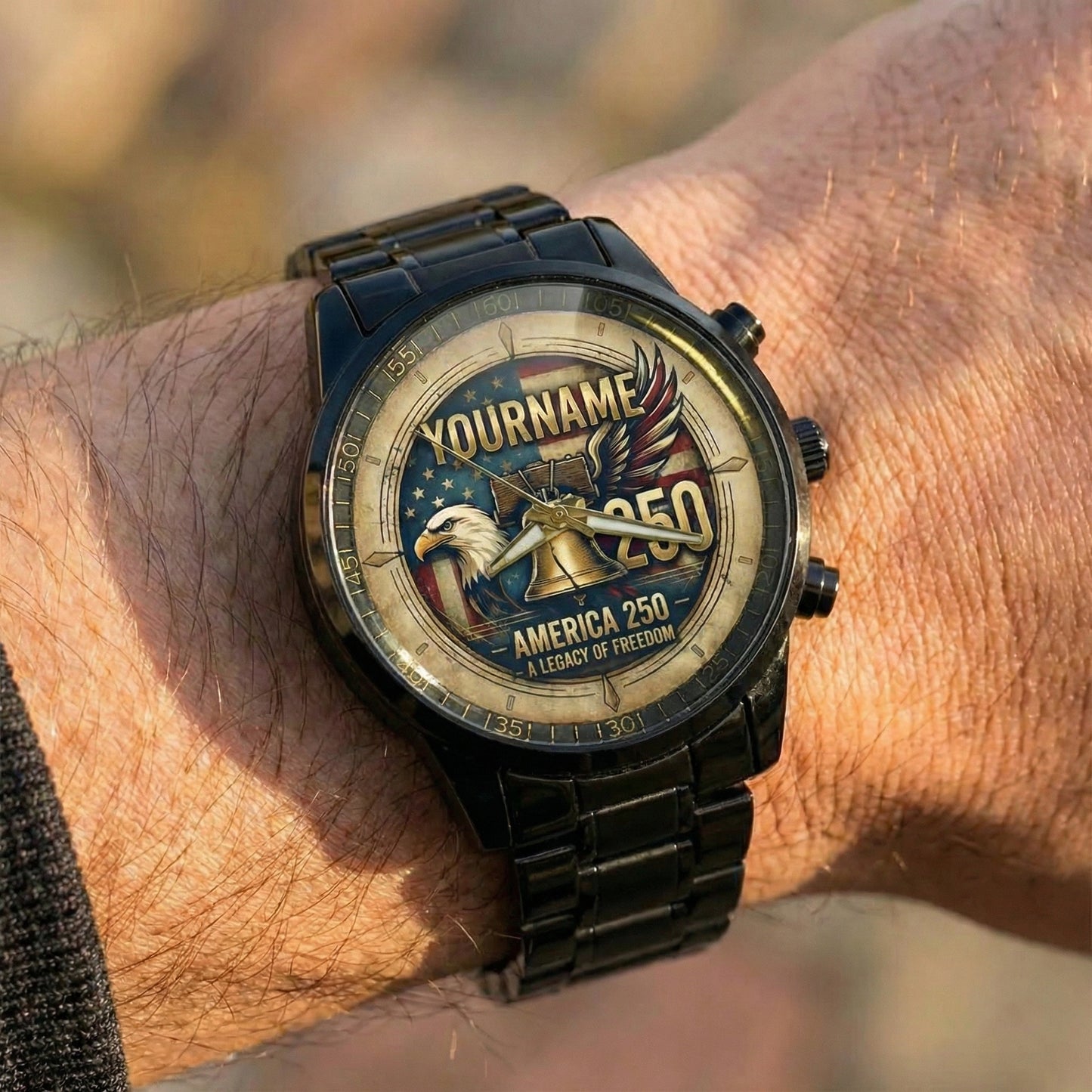 Personalized Name Watch America 250 A Legacy Of Freedom