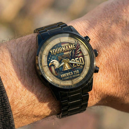 Personalized Name Watch America 250 A Legacy Of Freedom