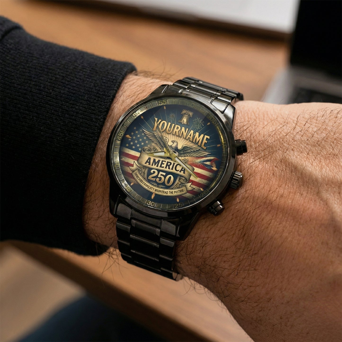 Personalized Name Watch America 250 Honoring The Past, Inspiring The Future